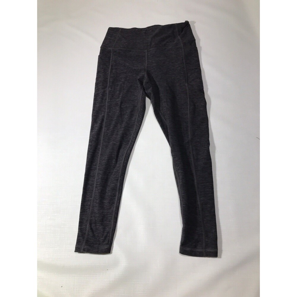 Victoria Sport Leggings Womens Black Knockout Logo Ankle Yoga Athletic Size 10